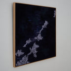 handmade acoustic panel artwork made of sheep wool
