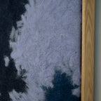 handmade acoustic panel artwork made of sheep wool