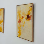 handmade acoustic panel artwork made of sheep wool