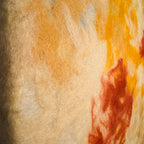 handmade acoustic panel artwork made of sheep wool
