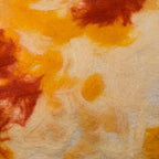 handmade acoustic panel artwork made of sheep wool