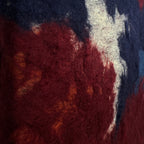 handmade acoustic panel artwork made of sheep wool
