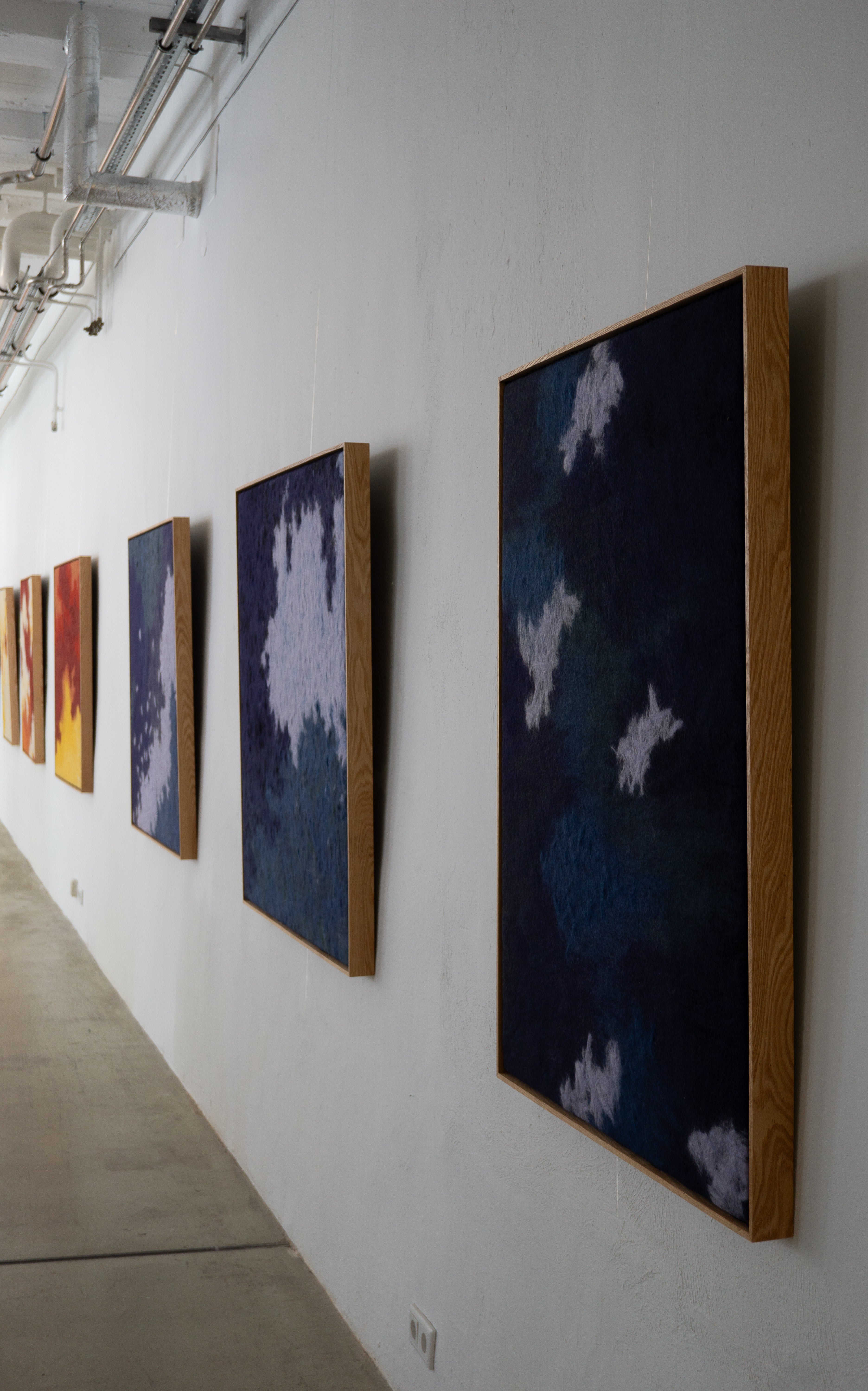 handmade acoustic panel artwork exhibition