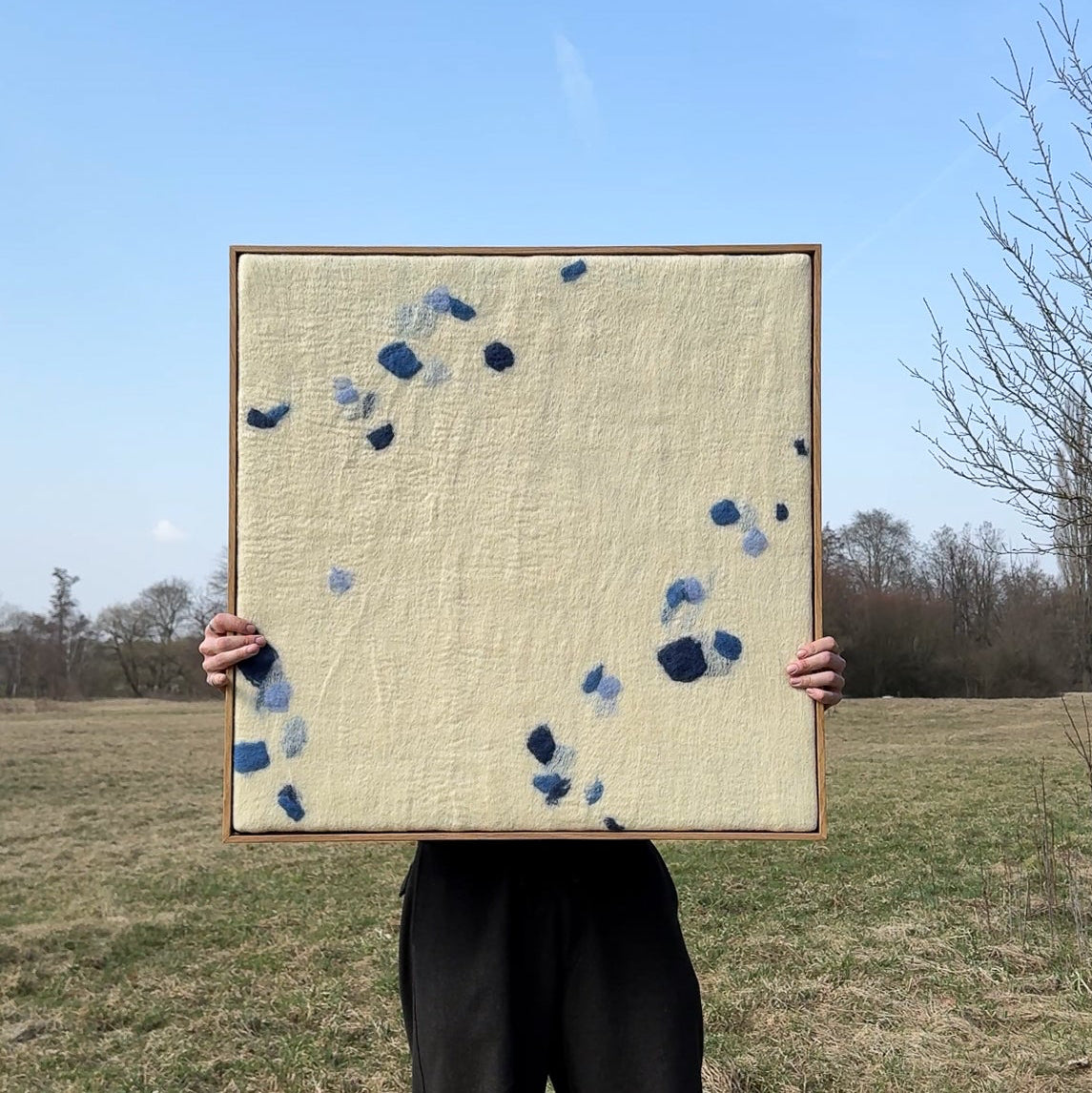 handmade acoustic panel artwork