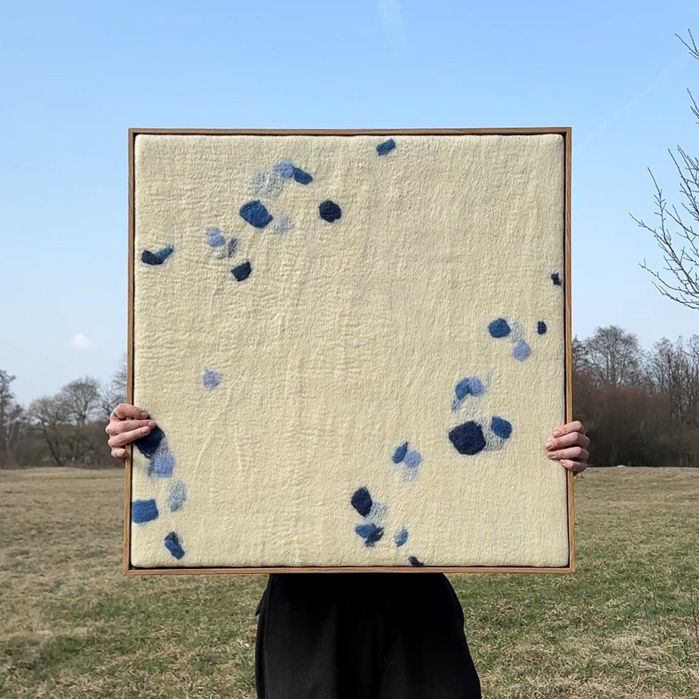 handmade acoustic panel artwork