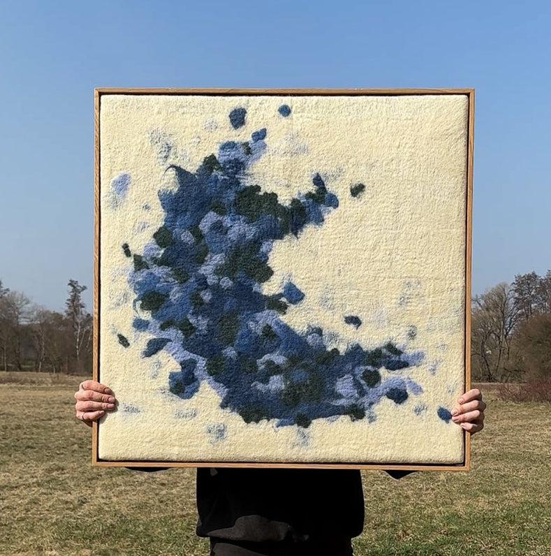 handmade acoustic panel artwork