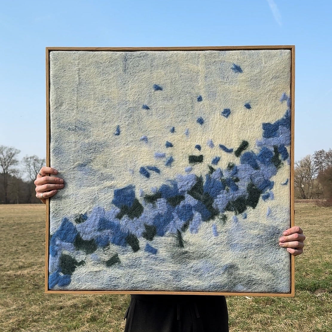 handmade acoustic panel artwork