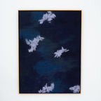 handmade acoustic panel artwork made of sheep wool