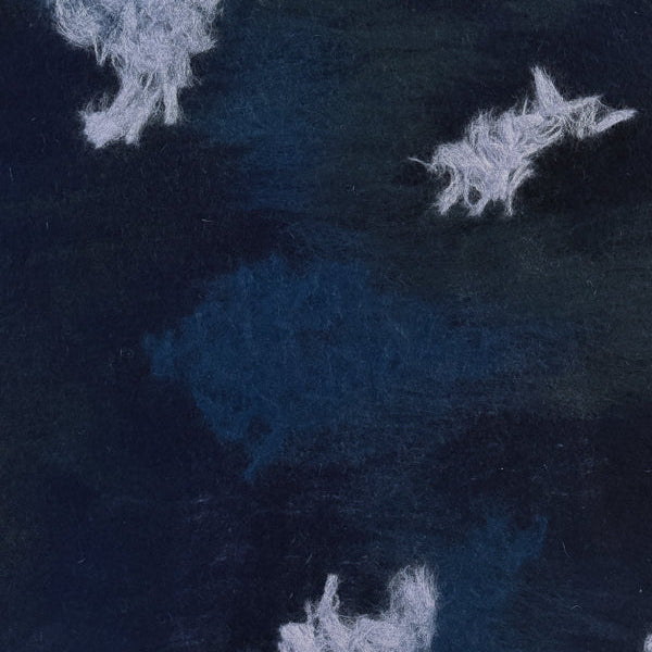 handmade acoustic panel artwork made of sheep wool