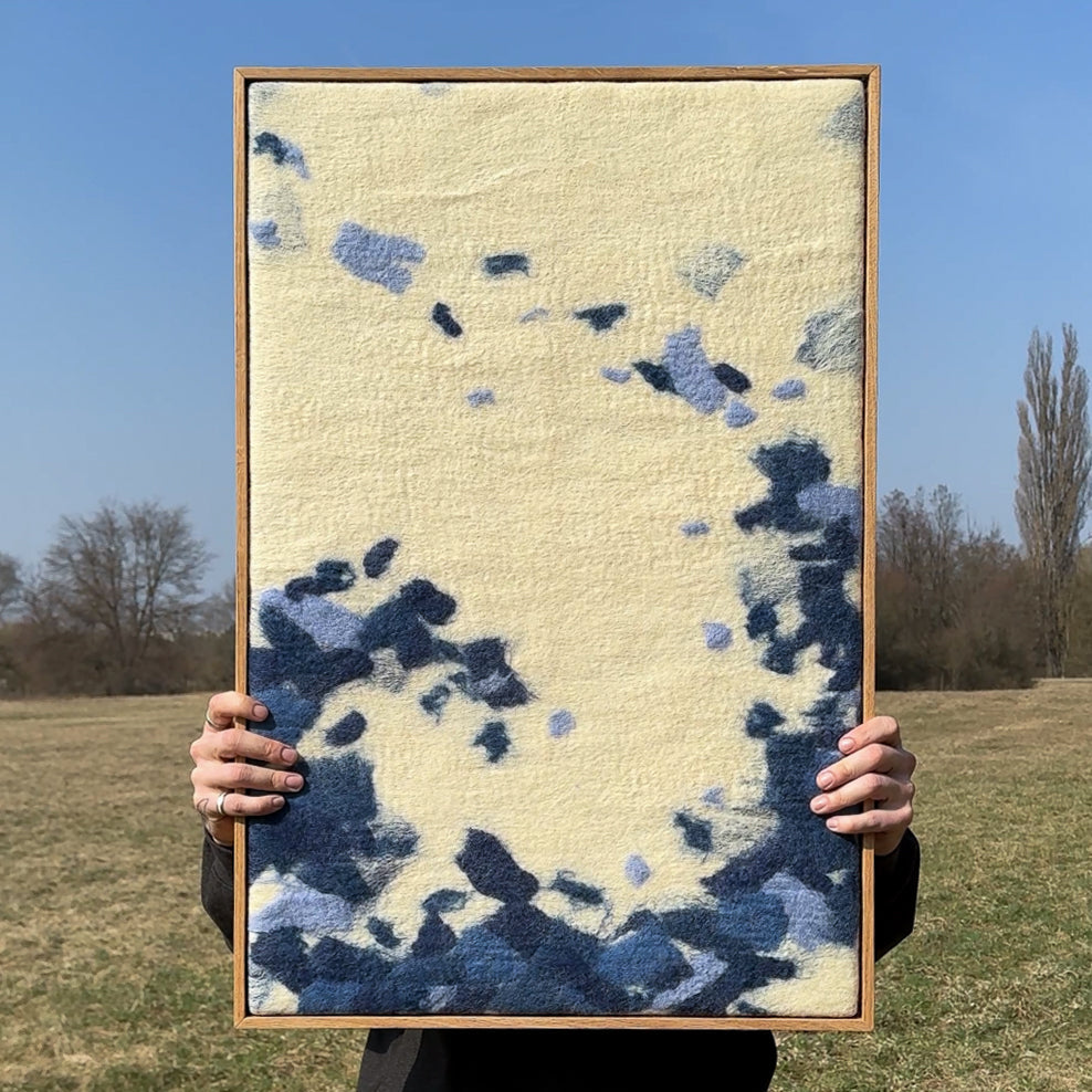 handmade acoustic panel artwork
